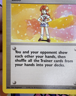✨1c Start✨ Lass 75/102 WOTC Base Set Pokemon Trading Card Game 1999 🌺 - Image 5