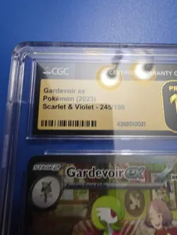 Pokemon Scarlet & Violet Base Sir Gardevoir EX 245/198 CGC 10 Pristine - Image 3