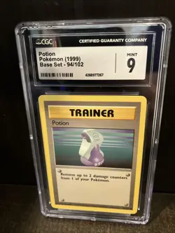 1999 Pokemon Potion Trainer Base Set 94/102 CGC Mint 9 WOTC - Image 1