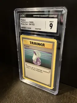 1999 Pokemon Potion Trainer Base Set 94/102 CGC Mint 9 WOTC - Image 2