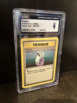 1999 Pokemon Potion Trainer Base Set 94/102 CGC Mint 9 WOTC - Image 3