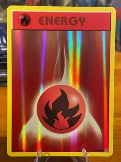 2016 Pokemon XY Evolutions Fire Energy 93/108 Reverse Holo Common MP - Image 1