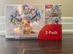 Pokemon Prismatic Evolutions Elite Trainer Box, Booster Buddle Costco 2-Pack - Image 1