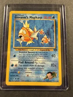 Pokemon TCG Giovanni's Magikarp Gym Challenge Card 73/132 Unlimited - Image 3