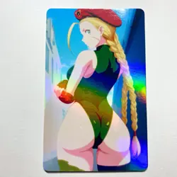 Street Fighter Cammy White Sexy Doujin Waifu Girl Lewd Anime Hentai Goddess Card - Image 1