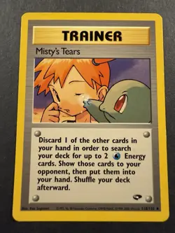 Pokemon TCG Misty's Tears Gym Challenge Card 118/132 - Image 1