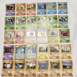 bulk 30 set Gym Challenge 13 holo Sabrina Alakazam Vintage Japanese Pokemon card - Image 1
