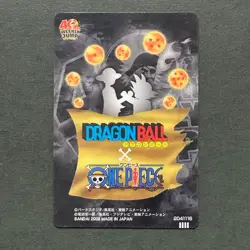 M1357 Bulma Nami Dragon Ball x One Piece Jump Magazine 40th Anniversary Card - Image 2