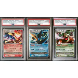 PSA 10 Infernape Empoleon Torterra LV.X Promo Set DP-P Pokemon Card Japanese - Image 1