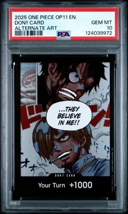 DON!! Card (Alternate Art) A Fist of Divine Speed Foil - Image 1