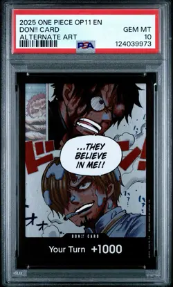 DON!! Card (Alternate Art) A Fist of Divine Speed Foil - Image 2