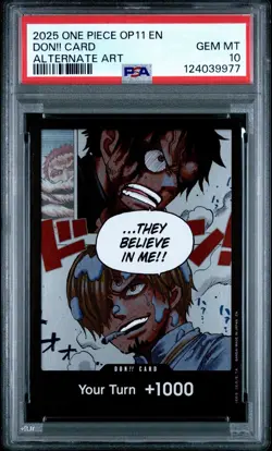 DON!! Card (Alternate Art) A Fist of Divine Speed Foil - Image 5