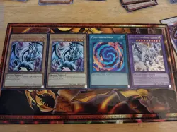 Blue-Eyes Twin Burst Dragon Four Card Combo Set! Legendary Collection Kaiba Set! - Image 1