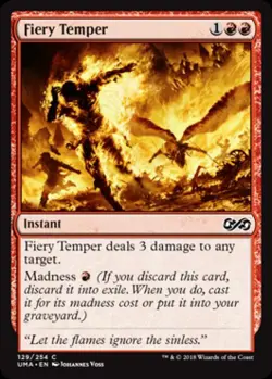 Fiery Temper - Near Mint MTG Ultimate Masters - Image 1