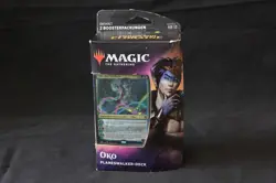 MTG Throne of Eldraine Oko, The Trickster Planeswalker Deck - German - Image 1