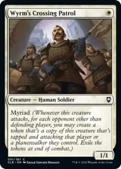 Wyrm's Crossing Patrol - Light Play MTG - Image 1