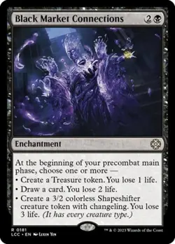 ~ Black Market Connections ~ NM ~ Commander: The Lost Caverns of Ixalan ~ MTG ~ - Image 1