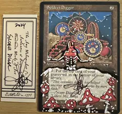 MTG Soldevi Digger Alter Altered Sketch Art Amy WEBER Magic - Image 1