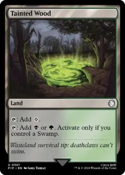 Tainted Wood - Near Mint MTG Universes Beyond: Fallout - Image 1