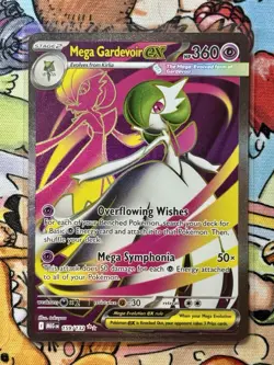 TCG Pokemon English Mega Gardevoir ex 159/132 Me01: Mega Evolution Holo - Image 1