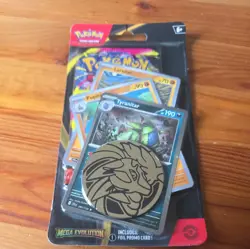 Pokemon TCG Mega Evolution Premium Checklane Blisters Promo Cards,Booster + Coin - Image 1
