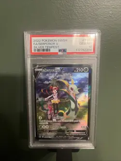 Pokemon SWSH Serperior v Full Art Silver Tempest TG13/TG30 PSA 10 - Image 1