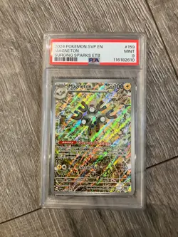 PSA 9 Mint Pokemon Surging Sparks Magneton #159 ETB Black Star Promo - Image 1