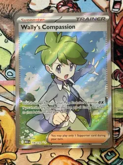 TCG Pokemon English Wally's Compassion 176/132 Me01: Mega Evolution Holo - Image 1