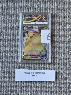 Pokemon TCG Pikachu VMAX 2021 VMAX Climax Japanese Holo Ace 9 Mint #046 - Image 2
