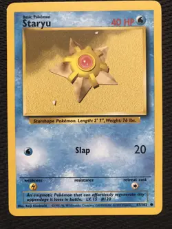 Staryu 65/102 Pokemon Base Set Common - Image 1