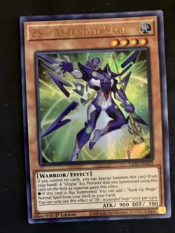 Yugioh! LP ZS - Ascended Sage - LIOV-EN003 - Ultra Rare - 1st Edition LP - Image 1