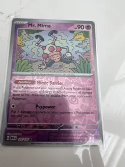 Mr. Mime - 122/165 - Holo Rare - ENG Pokemon 151 MEW EN - NM/M - Pokemon Card - Image 1
