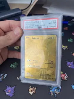 2013 POKEMON B & W FA/ZEKROM LEGENDARY TREASURES PSA 8 NM-MT - Rare Card ⭐ - Image 2