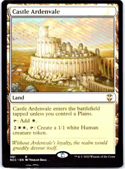 #391 Castle Ardenvale MTG Commander: Streets of New Capenna Rare - Image 1