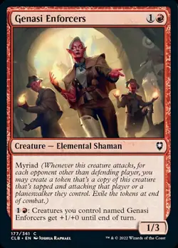 Genasi Enforcers [Commander Legends: Battle for Baldur's Gate] Magic MTG - Image 1