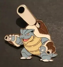 Mega blastoise Pokemon Pin Badge Metal Enamel 2016 From Blister Evolutions - Image 1