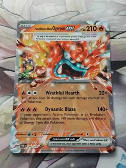 Pokemon TCG Hearthflame Mask Ogerpon ex Scarlet & Violet-Twilight Masquerade... - Image 1