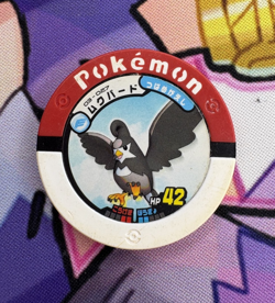 Staravia Red 03-027 Regular Battrio Japanese Pokemon Arcade Game Chip 🍄 - Image 1