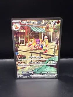 Pokemon Skeledirge EX 258/193 Super Illustration Rare Holo Paldea Evolved - Image 1