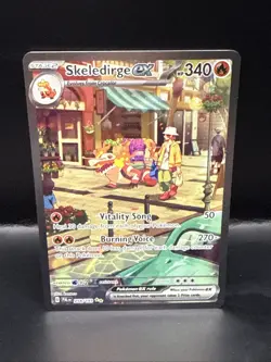Pokemon Skeledirge EX 258/193 Super Illustration Rare Holo Paldea Evolved - Image 3