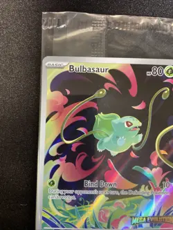 Bulbasaur 133/132 Mega Evolutions Box Topper Promo SEALED Pokemon Card - Image 5