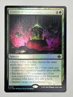 Cosmium Confluence Foil - LCI 181 - Misprint - Faded Text - MTG - Image 1