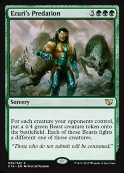 MTG Ezuri's Predation - Commander 2015 [Excellent] - Image 1