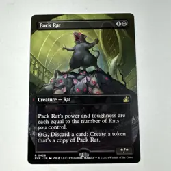 MTG - Pack Rat - (Anime Borderless) #426 Regular Rare Ravnica Remastered NM/MINT - Image 1