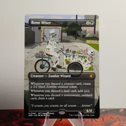 MTG Bone Miser 0087 (Borderless) (Aetherdrift )Special Guests Regular Finish - Image 1