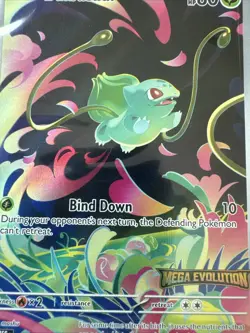 Bulbasaur 133/132 Illustration Rare Pokemon Mega Evolution STAMPED SEALED - Image 3