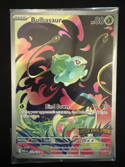 2025 Pokemon Mega Evolutions Bulbasaur 133/132 Stamped Promo Sealed IR - Image 1