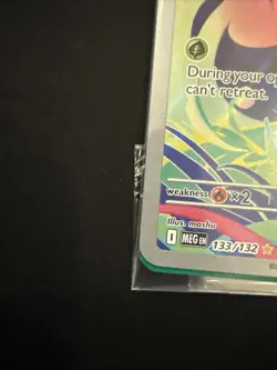 2025 Pokemon Mega Evolutions Bulbasaur 133/132 Stamped Promo Sealed IR - Image 4