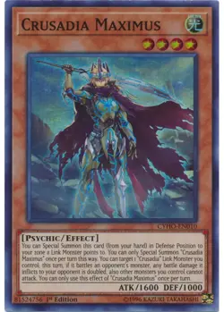 Yugioh - Crusadia Maximus (Super Rare) (1st Edition) - CYHO-EN010 P - Image 1