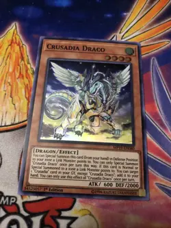 Yugioh! Crusadia Draco - MP19-EN080 - Super Rare - 1st Edition Near Mint, Englis - Image 1